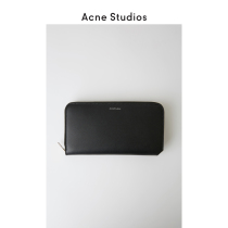 Acne Studios long wallet Fluorite black cowhide multi card slot wallet 1TE174-900