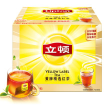 New packaging Lipton yellow card selection black tea Lipton red tea bag 200 tea bag box bag tea black tea bag 400g