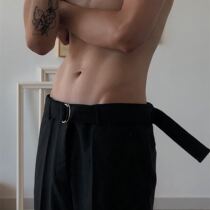 Dont lose those boring suit pants. This high-end stylish straight pants is waiting for you.