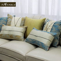 Fanbang original model house designer new Chinese style simple living room sofa pillow cushion cushion new product ink ran