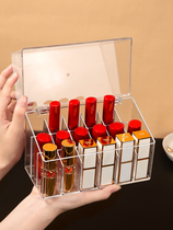 Acrylic lipstick storage box Net red dustproof dogins girl heart large capacity put Lip Glaze holder with lid