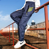 Rain pants waterproof mens single piece to buy female wear-resistant thick electric car takeaway riding rainstorm waterproof single lower body