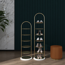 Simple doorway small narrow shoe rack Sub-multilayer Home Economy Type of room good-looking storage Divine Instrumental Mesh Red Dormitory Shoe Cabinet