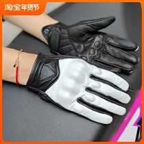 2022 New cycling gloves male motorcycle leather anti - fall touch - screen cycling locomotive cross - country gloves woman