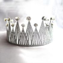 Childrens accessories Girls Frozen 2 Aisha princess crown Female baby cute Aisha hair ornaments hairpin headdress