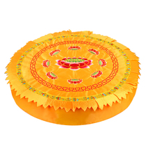 Juyuanpai meditation mat kneeling Buddha mat thickened Pearl cotton Lotus home yoga cushion Temple Buddha Hall