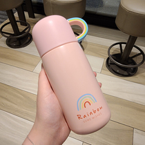 High face value minimalist cup female students portable cute stainless steel insulated cups Inwind creativity cup lid to drink water