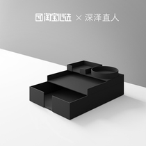 (Taobao heart selection)Naoto Fukasawa life molecule series file holder desktop multi-layer finishing storage rack Three-layer A4 plastic shelf