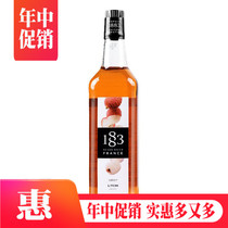 France 1883 Lutian Lychee Flavor Syrup Litchi Fruit Dew 1000ml litchi for coffee cocktails