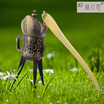 Cow horn hairpin Natural cow bone sheep horn hairpin Ancient style hairpin Simple hairpin Hair ornaments Plate hair extension hair bridal headdress