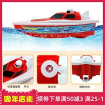 Water speedboat Childrens toys Baby bath toys Electric boat airship Non-remote control boat Surface boat model