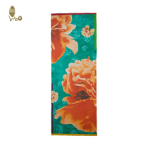 Woo Wu pays tribute to the master-national color Tianxiang original silk scarf summer long large square scarf for women