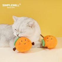 Park Zeze Orange Orange Cat Toy Grindroe wood Sky Polyester Cat Mint Clean Teeth Cat kitty Self-hi Relieving Smother