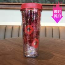 Starbucks Cup 2019 Year of the Pig Zodiac swings on the pig plastic round the pig with the cup drinking water Cup