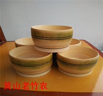 Freshly made bamboo bowl Natural paint-free baby bowl Childrens bowl Environmental protection healthy tableware Bamboo products handmade