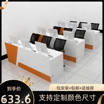 Property intermediary deskshop travel agency property bar desk desk consulting computer desk reception desk