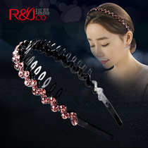 Hair hoop headband non-slip rhinestone hair accessories hairpin Korean hipster minimalist headgear headgear hair clip hairband