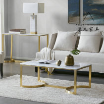 Nordic Modern Minimalist Marble Tea Table Living Room Marble Face Tea Several Iron Art Simple Tea Table Office Square Table