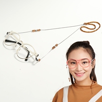 yan jing lian gua bo light luxury color beads fashion metal sun glasses sunglasses yan jing sheng glasses lanyards lanyard