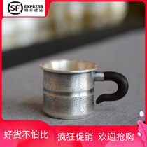 One hit 999 Sterling Silver Master Cup pure handmade silver cup silver cup silver tea cup household silver cup