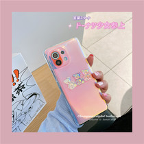 Colorful three-dimensional crystal bear Huawei p50 mobile phone case p40pro all-bag p30 transparent p40 silicone p30pro soft nova5pro tide nova7 cute female no