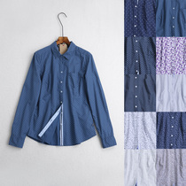 S106C 0910DM FASHION CASUAL Broken Flowers microsashimi pocket applique with open body shirt