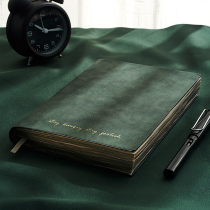 a5 Notebook Sub Retro Soft Leather College Student Reading Examination And Research Brief Joins Wind Days Notebooks Advanced Customisable Imprint Logos Ultra Thick Thickened Business Office Work Conference Record Notepad