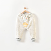 Baby pants boys and girls cotton pants big butts pp pants cotton warm autumn and winter baby cotton pants