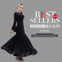 New fashion ballroom dance dress Square dance dress Modern tango skirt Waltz dress Practice dress skirt