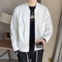 2022 Boys' new tide lenient body pure-colored casual handsome shirt jacket male jacket men's clothing