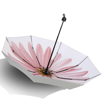 Amakou parasol female super strong sun protection UV protection five fold parasol UPF50 small portable pocket umbrella
