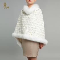 woo wuronghua fur cashmere shawl ladies solid color scarf all-match long scarf plain