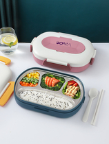 304 steel insulation lunch box easy to carry Primary School students anti-scalding office worker divider lunch box set