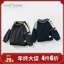 cutebunny baby vests 2021 autumn new boys long sleeve jacket baby casual pullover clothes