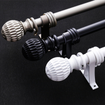 Window Curtain Rod Roman Rod Single Pole Fixed Base Bracket Topole Sub-Bed Double Pole Shelving Complete Punch-Style Accessory Hook