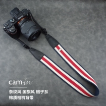 cam-in cotton weave retro inclined satchel Anti-camera braces micro single shoulder strap suitable for Leica Sony Fuji