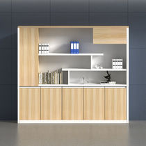 Guangzhou furniture file cabinet landing cabinet archives wooden multi-function storage office cabinet walnut wood