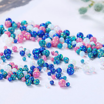 Autumn orchid artificial Opal beads crystal drops diy handmade Star Ball universe UV glue filler 2mm3mm4mm