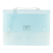 Japan KOKUYO (KOKUYO)Light color cookie organ bag folder 12 layers 13 bags A4 330*259*27mm