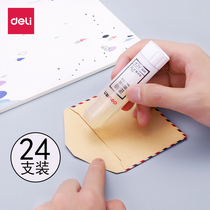 Able 24 Mount Transparent Glue Stick 21g Students Small Clear New High Viscosity Solid Glue Japanese Style Handmade Solid Glue Stationery Round
