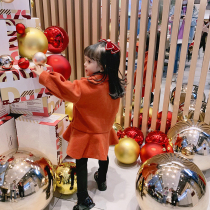 Fall in love with a beautiful girl coat 2020 new baby foreign air winter clothing childrens hair what about the Chinese New Year Childrens big clothes AA