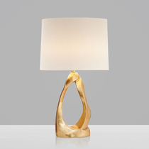 American creative gold living room table lamp art bedside bedroom designer Model Room table lamp