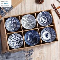 Green Flower Porcelain Bowl Cutlery Day Style Dining Bowl 10 Suit Breakfast Ceramic Bowl tray Home Composition Courtesy Kit