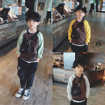 Clearance does not return homemade plus velvet boy long sleeve T-shirt childrens winter base shirt thin velvet