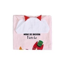 NOME home home than bear family bathrobe cute cartoon cotton soft water absorbent quick-drying hooded childrens bathrobe