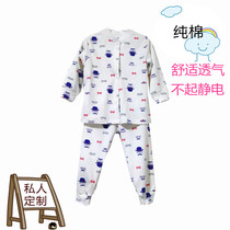 Baby pajamas set baby autumn clothes autumn trousers childrens pajamas pajamas underwear cotton spring and autumn 0-3-6 years old