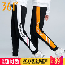 361 Degrees Womens Clothing Sport Long Pants Comfort Spring New 361 Close-up Zipper Running Knit Long Sweetpants 4006B