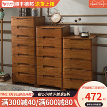Danye solid wood chest chest bedroom drawer type storage cabinet chest chest modern lockers