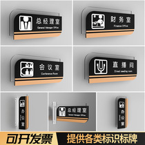 Meeting Room Logo Office Doorplate Customised Upscale Acrylic Company Department Coroom Card General Manager Room Finance Room Guest Room Creative Personality Door Signs Hospital School Classroom Doorplate