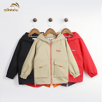 Ai Ke Huo Boys Spring Clothes Jacket 2021 New style Children Korean Spring and Autumn Jacket Tide Tide Tide